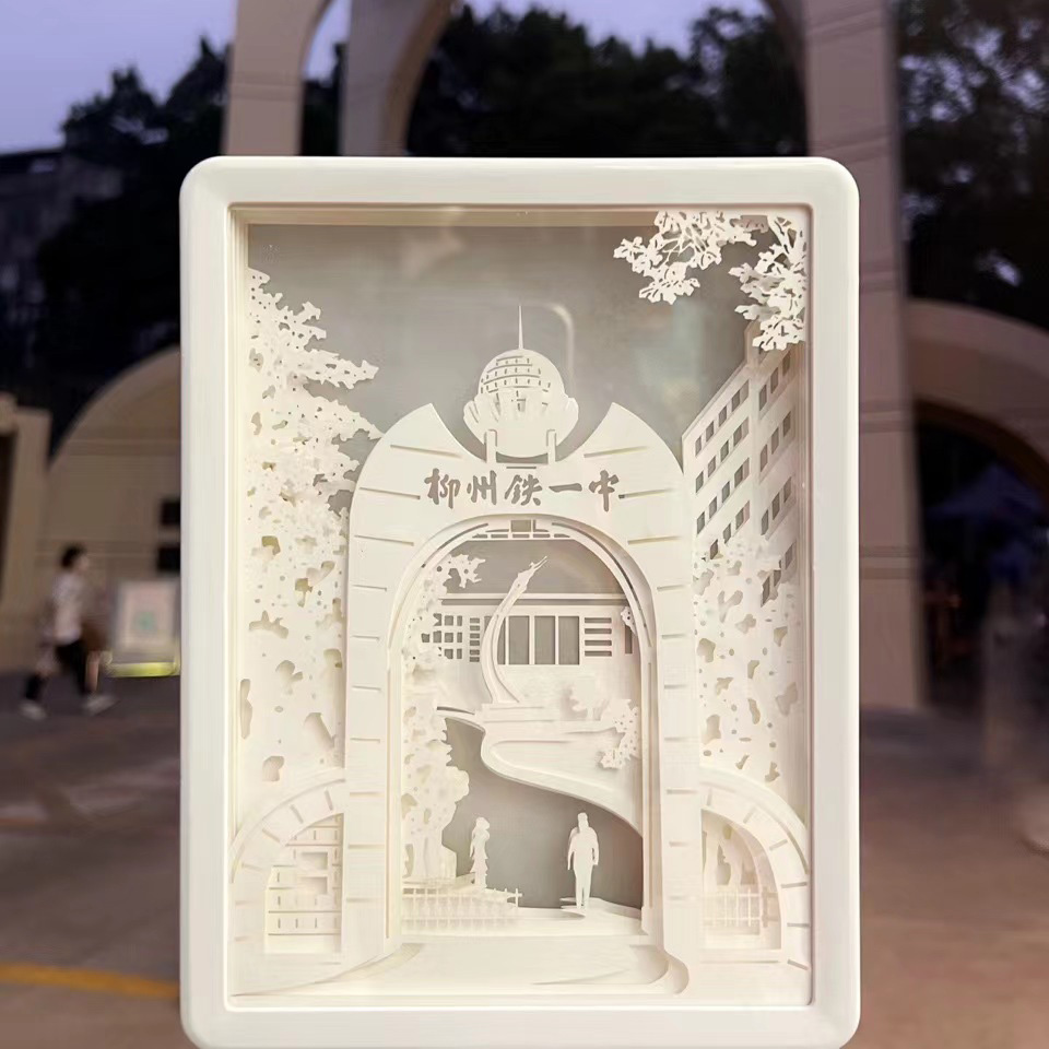 城站大门纸雕灯